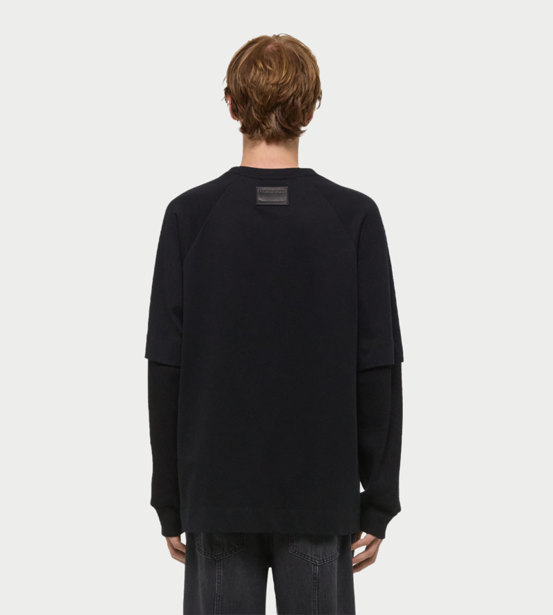 Helmut Lang Double-Layered Waffle Top