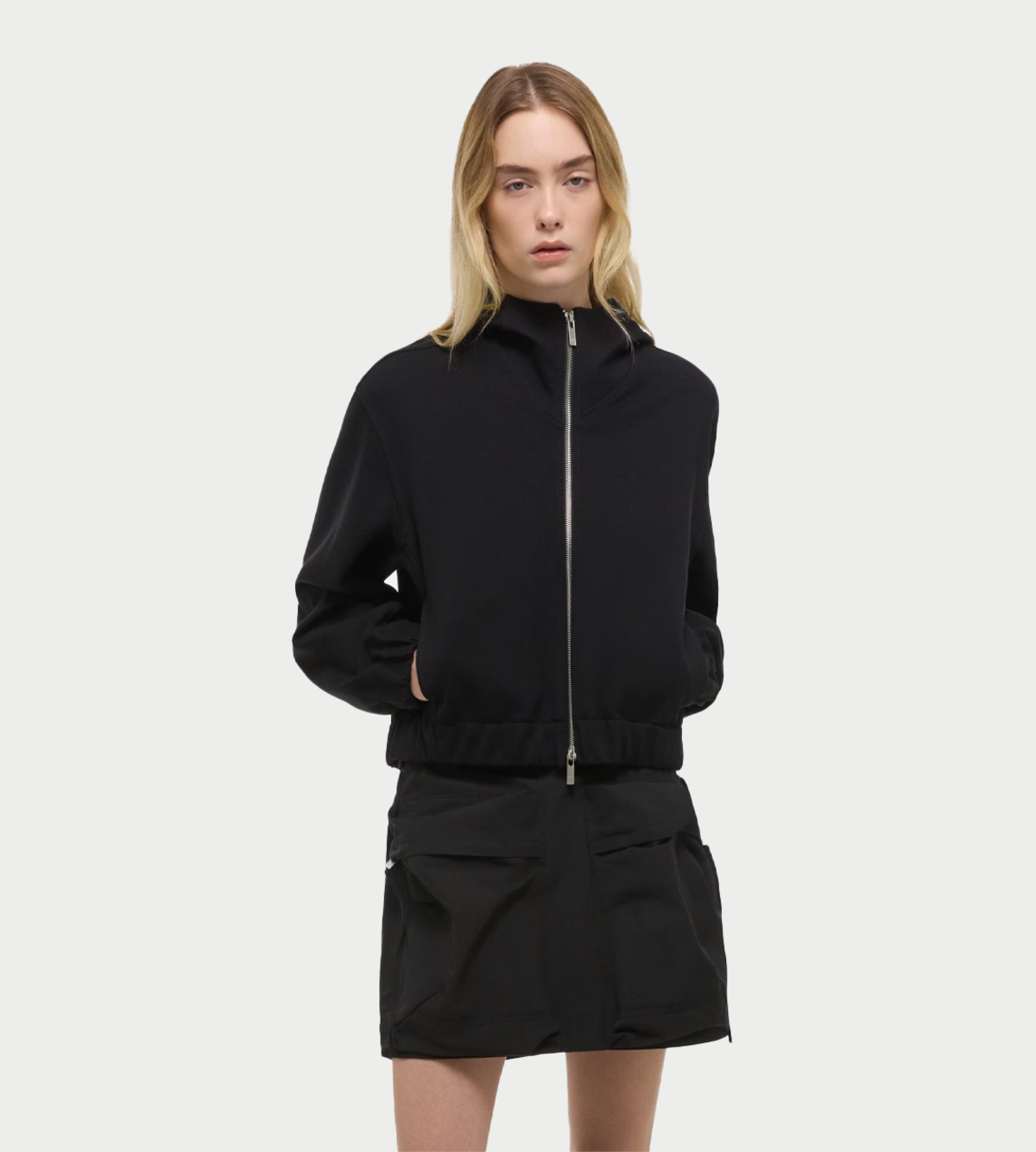 Helmut Lang Hooded Shell Jacket - Black - Image 3 of 7