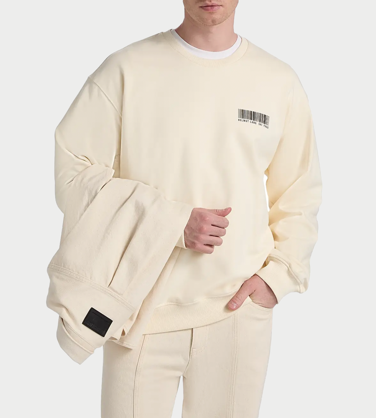 Helmut Lang Schedule Crewneck Sweatshirt - Image 3 of 5