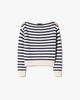 Nili Lotan Tandy Sweater - Ivory/Marine Stripe - Thumbnail 3