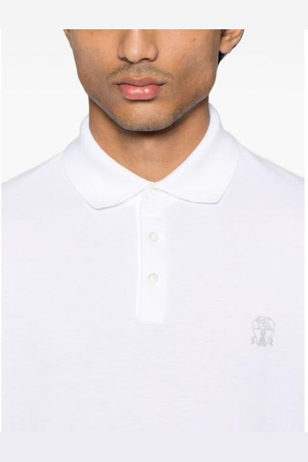 Brunello Cucinelli Polo Shirt - White