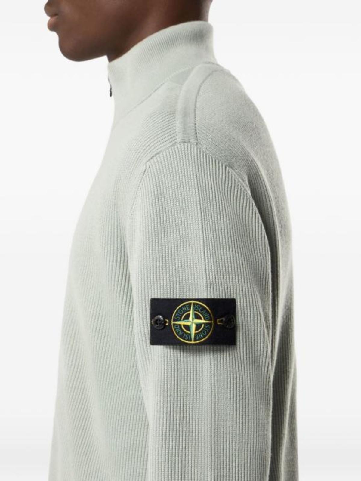 Stone Island Hoodie - Sage - Image 6 of 8