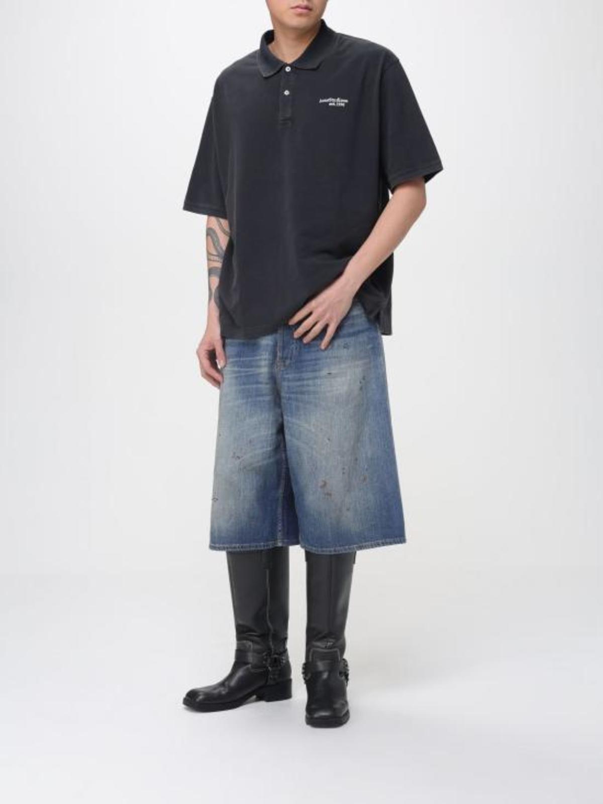 Acne Studios Polo Shirt - Black - Image 2 of 4