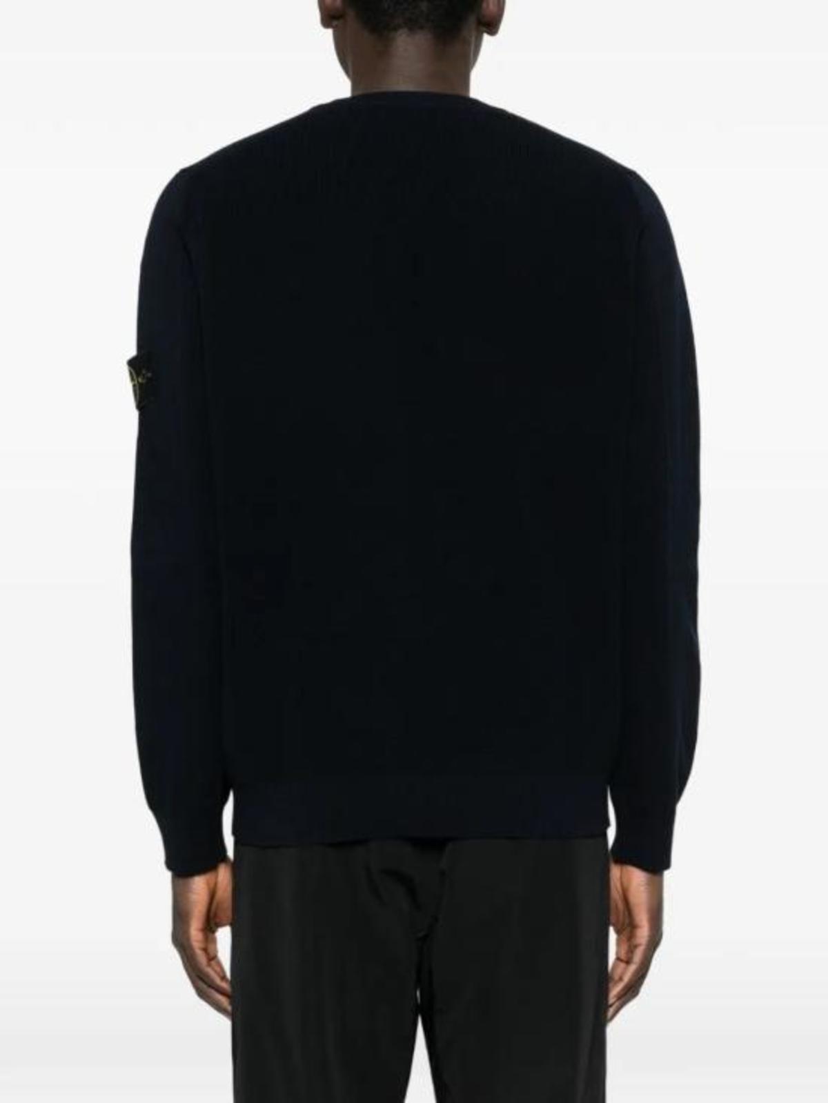Stone Island Sweatshirt - Navy Blue - Image 4 of 4