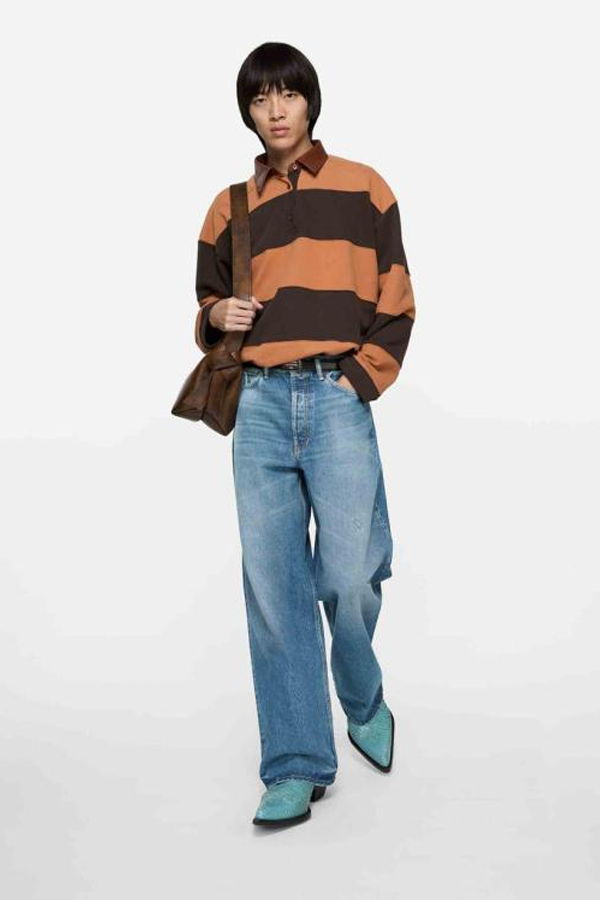 Acne Studios Denim Pants - Mid Blue