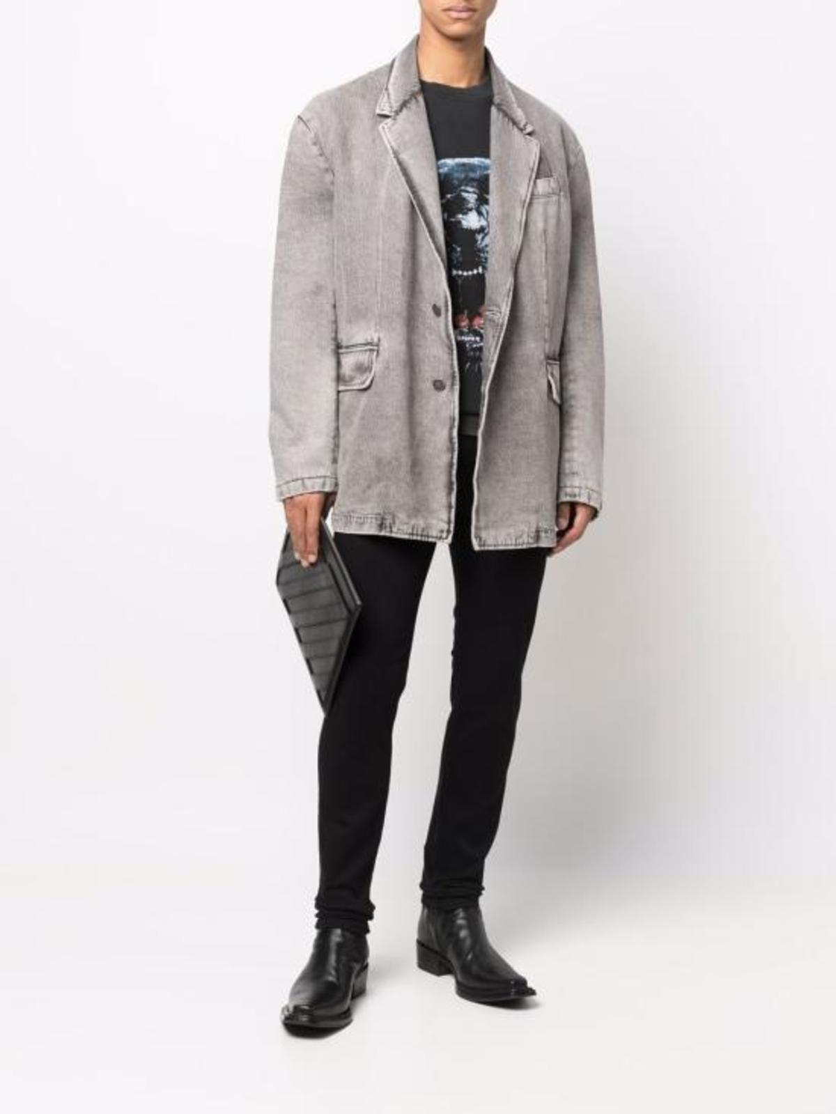 DIESEL A0359409C5102 Denim Pants - Black Dark Grey - Image 4 of 8