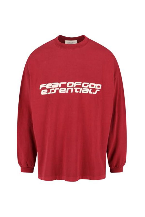 Fear of God Long Sleeve Tee - Crimson