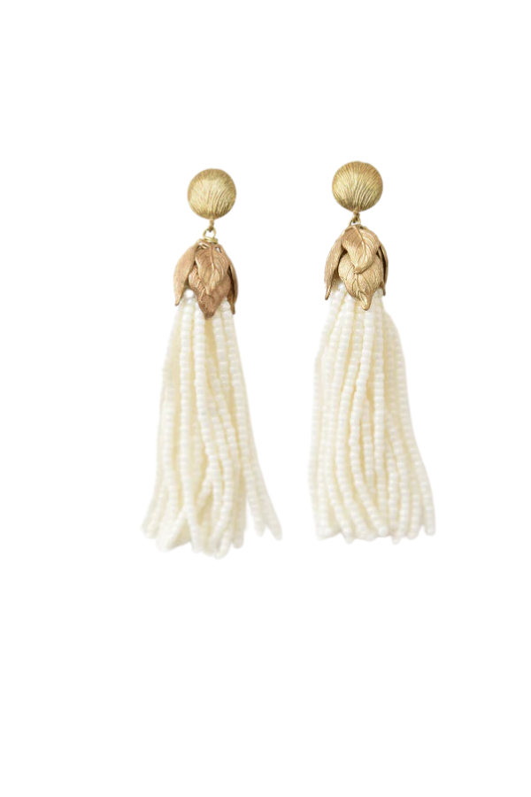 Monshiro Japanese Bird Cherry Earrings