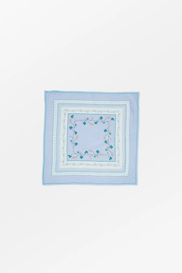 Skall Foulard Floral Scarf