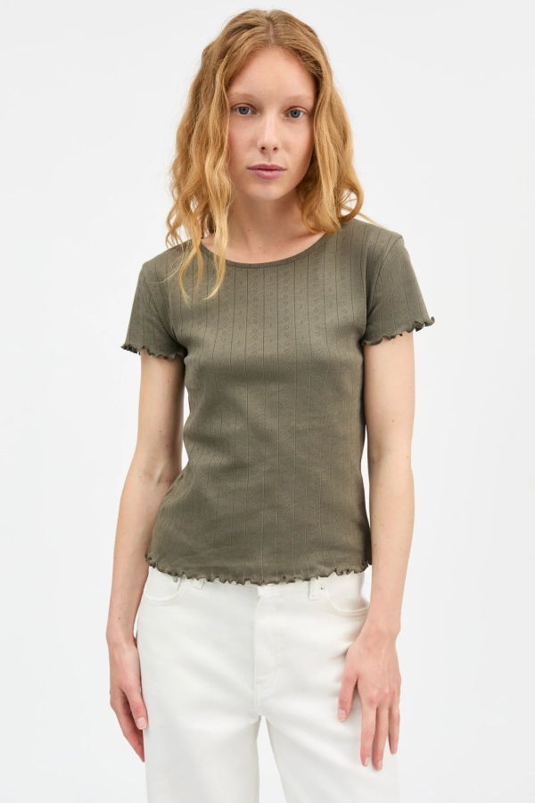skall studio Edie T-Shirt - Olive