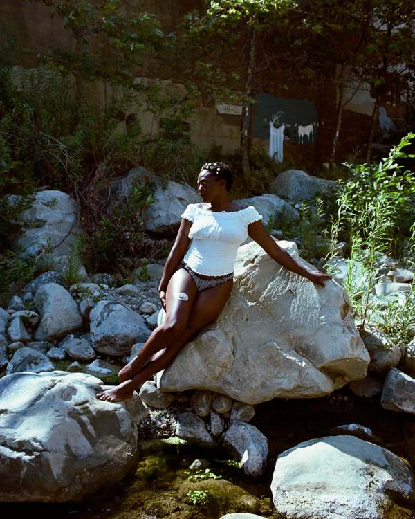 leboudoirlosangeles La Charlie Vichy Cotton Tanga Panties - Navy leboudoirlosangeles La Charlie Vichy Cotton Tanga Panties - Navy