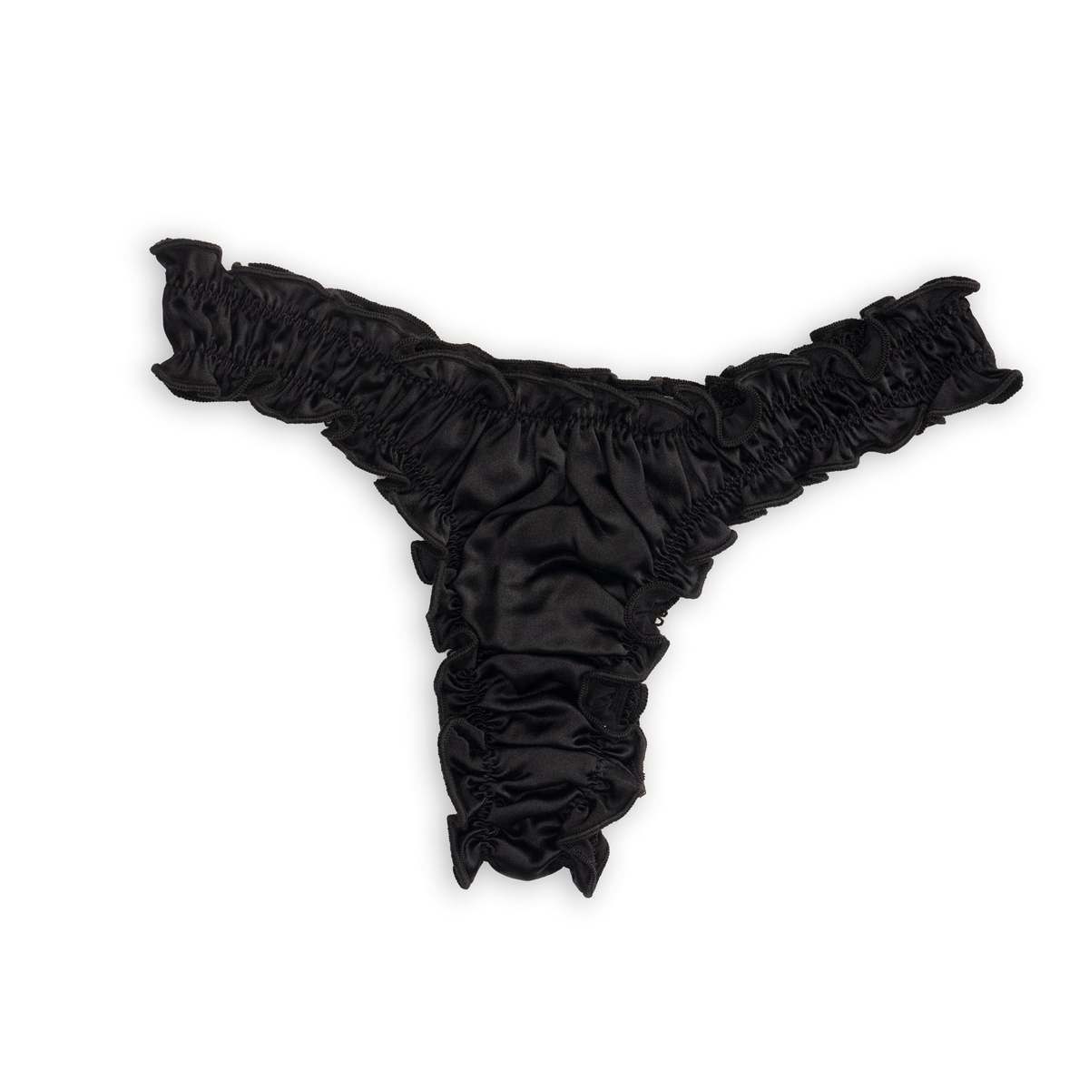 leboudoirlosangeles La Clémence Silk Tanga Panties - Image 5 of 7