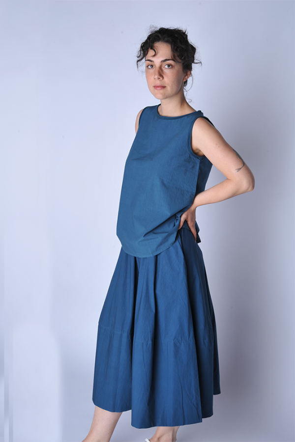 Labo.Art Gonna Skirt - Dark Teal