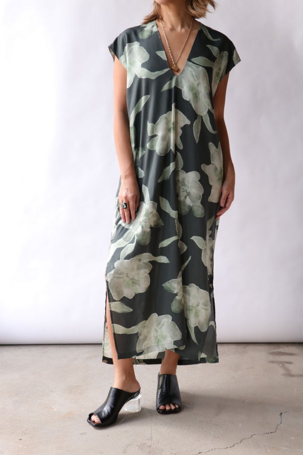 Christian Wijnants Deralos Dress - Ink Ipomoea