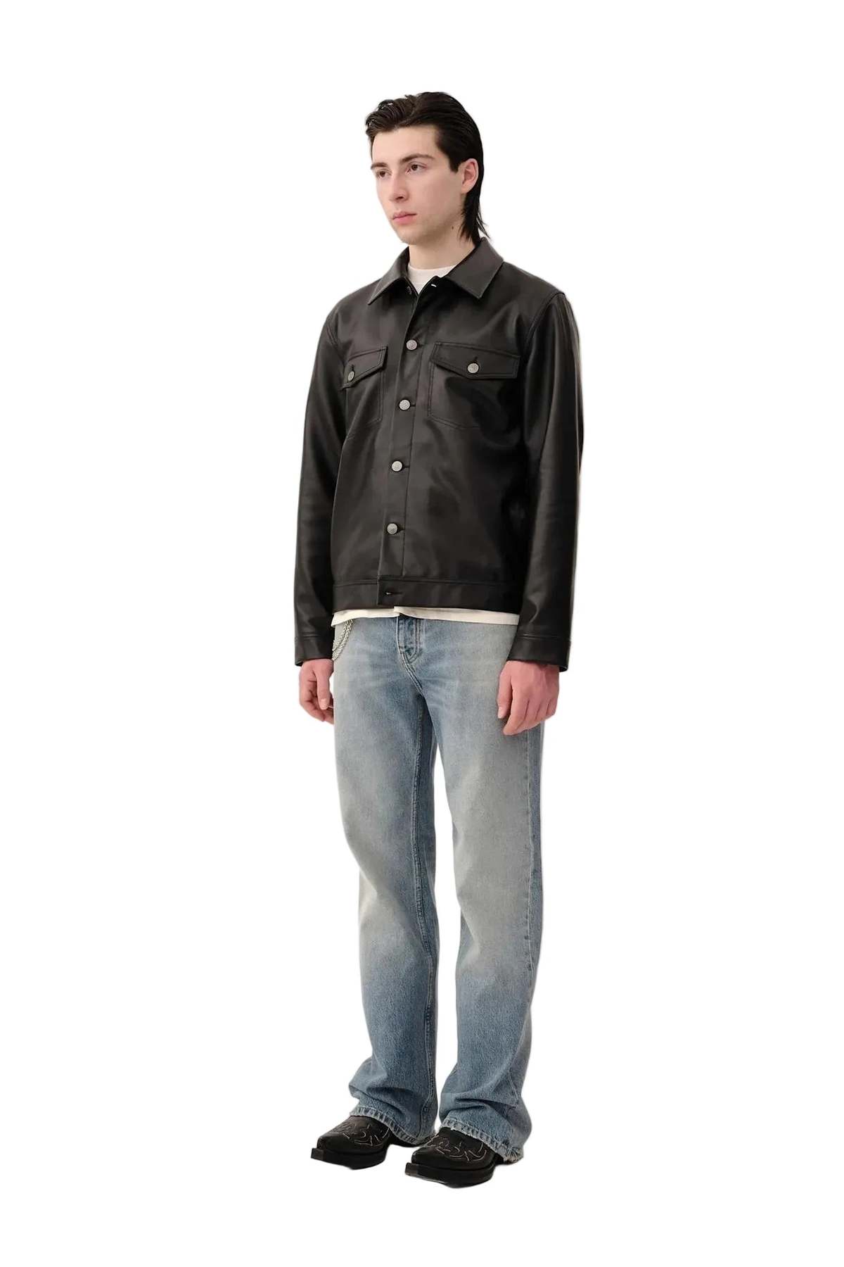 Won Hundred Clayton Leather Jacket - Image 2 of 3