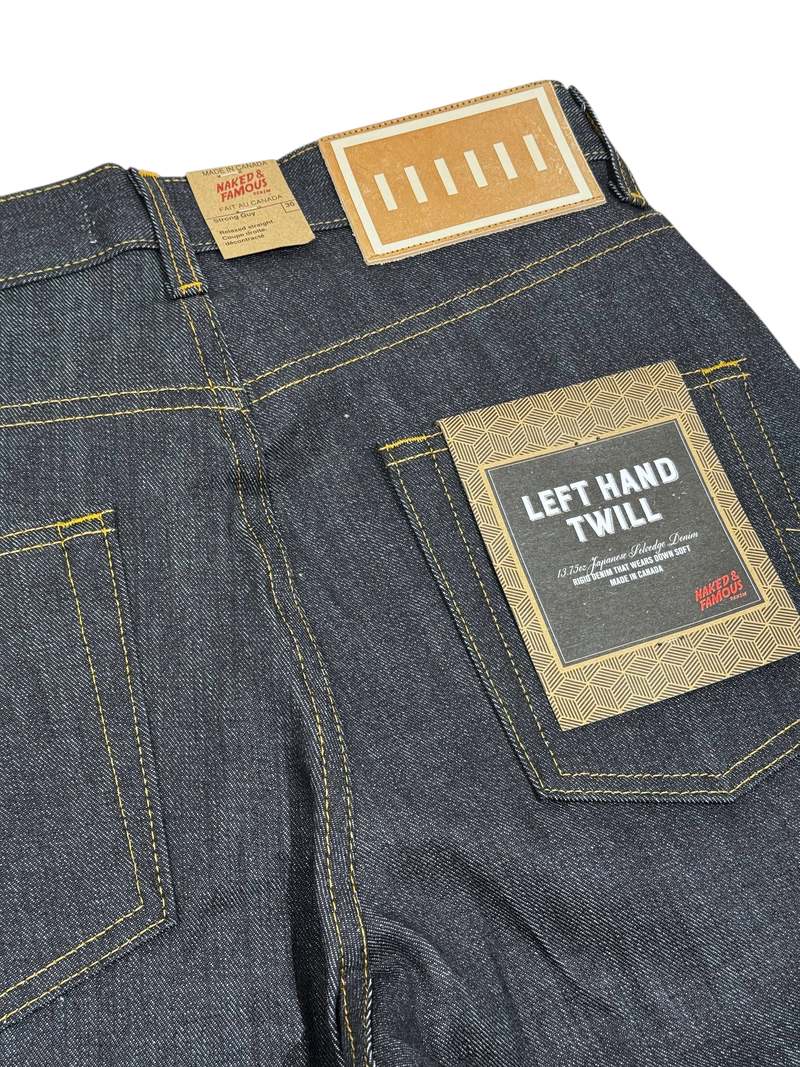 Naked & Famous Strong Guy Left Hand Twill Selvedge Jeans