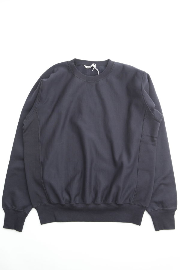 Auralee Elastic High Gauge Sweat P/O Sweatshirt
