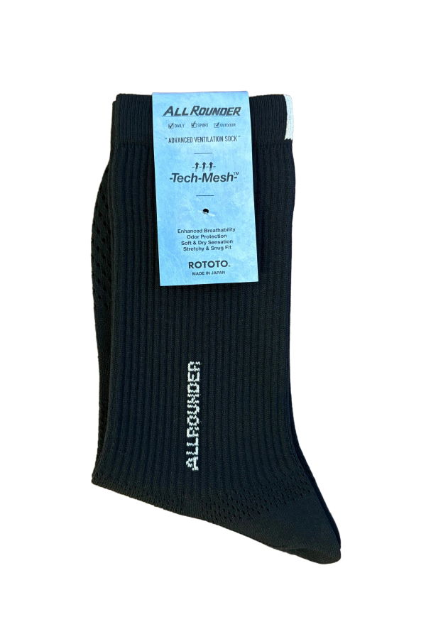Rototo Allrounder Tech-Mesh Crew Socks
