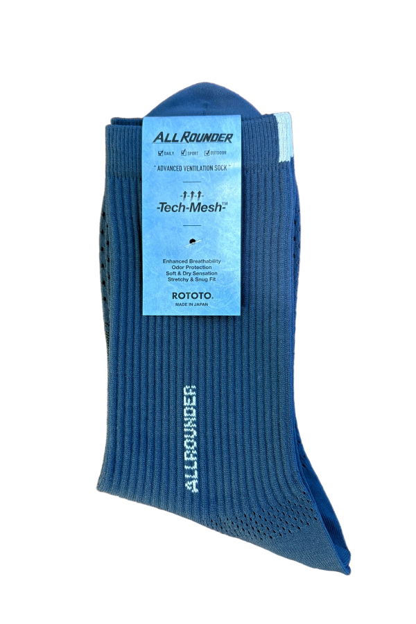 Rototo Allrounder Tech-Mesh Crew Socks