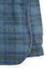 Pure Blue Japan 2235-BR Woven Cotton Tweed Check Indigo Overdye Shirt - Thumbnail 3