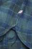Pure Blue Japan 2235-BR Woven Cotton Tweed Check Indigo Overdye Shirt - Thumbnail 5