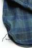 Pure Blue Japan 2235-BR Woven Cotton Tweed Check Indigo Overdye Shirt - Thumbnail 6
