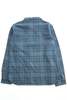 Pure Blue Japan 2235-BR Woven Cotton Tweed Check Indigo Overdye Shirt - Thumbnail 9