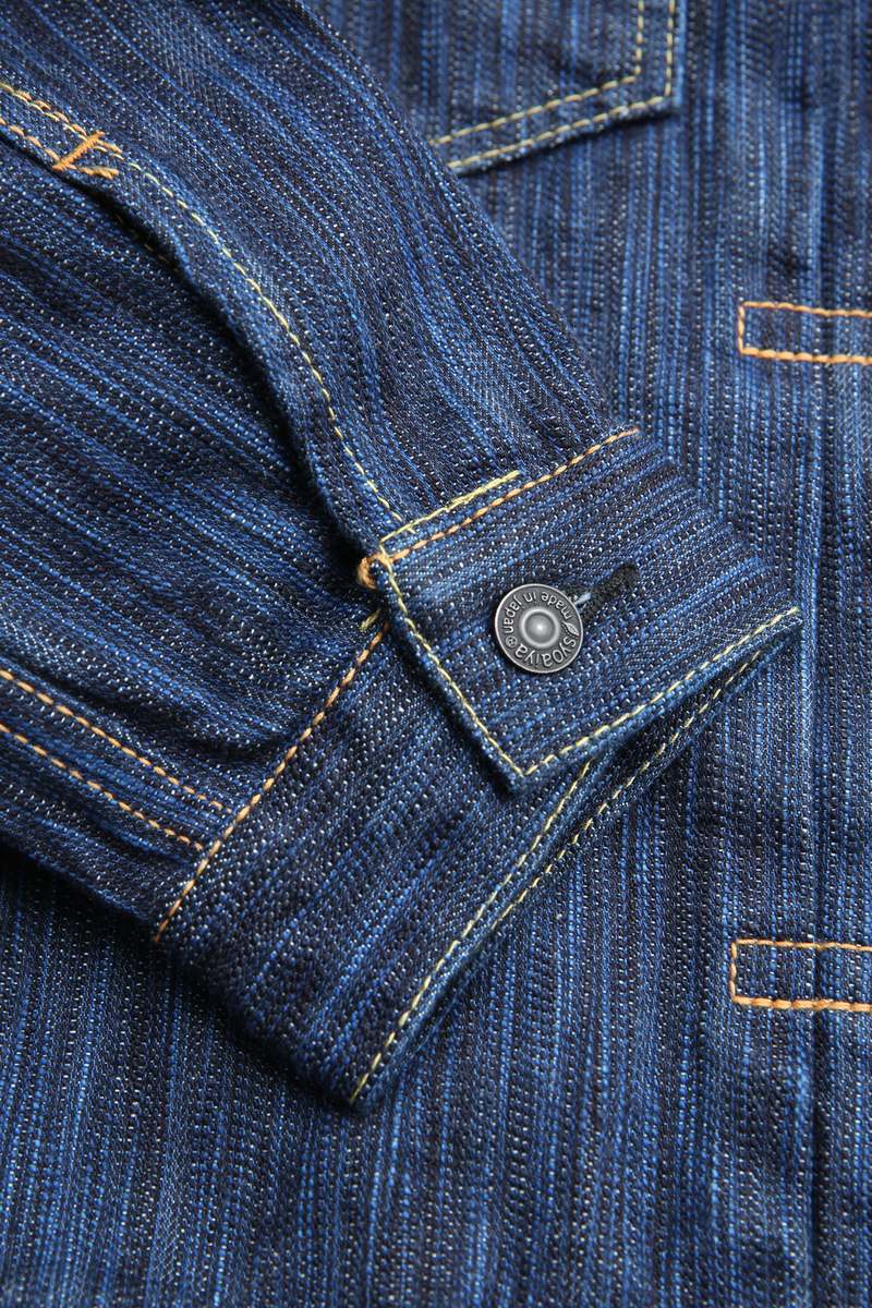 Pure Blue Japan 6225-D Woven Waterfall Denim Type 2 Jacket