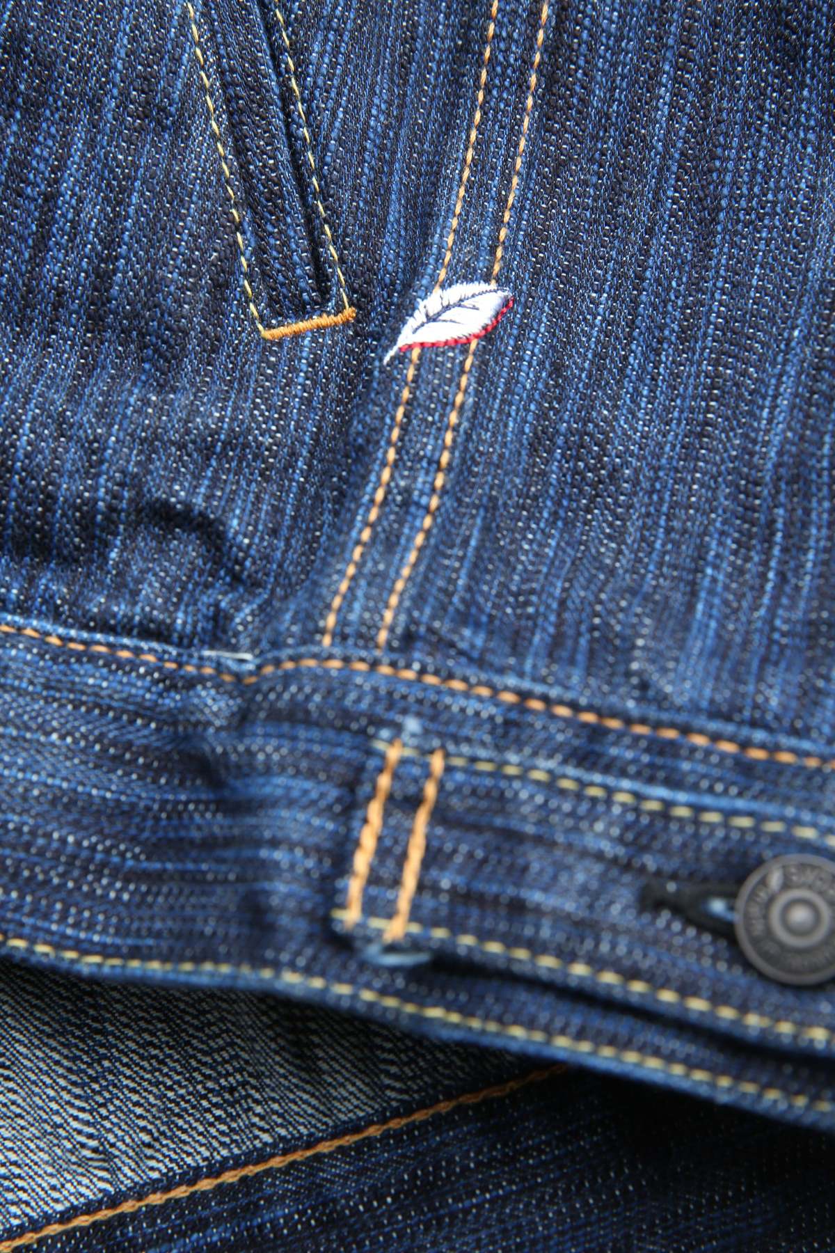 Pure Blue Japan 6225-D Woven Waterfall Denim Type 2 Jacket - Image 5 of 10