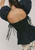 SIXXTA Jacinta Top with Removable Sleeves Top - Navy - Thumbnail 2