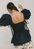 SIXXTA Jacinta Top with Removable Sleeves Top - Navy - Thumbnail 7