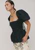 SIXXTA Jacinta Top with Removable Sleeves Top - Navy - Thumbnail 8