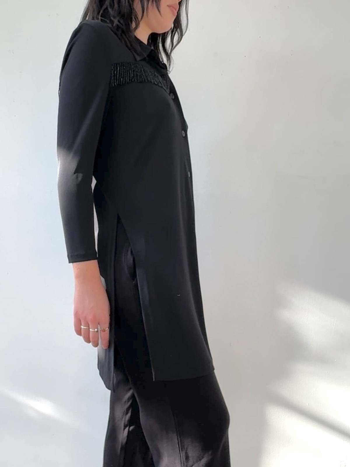 Vintage Junko Koshino Fringed Dress - Image 3 of 4