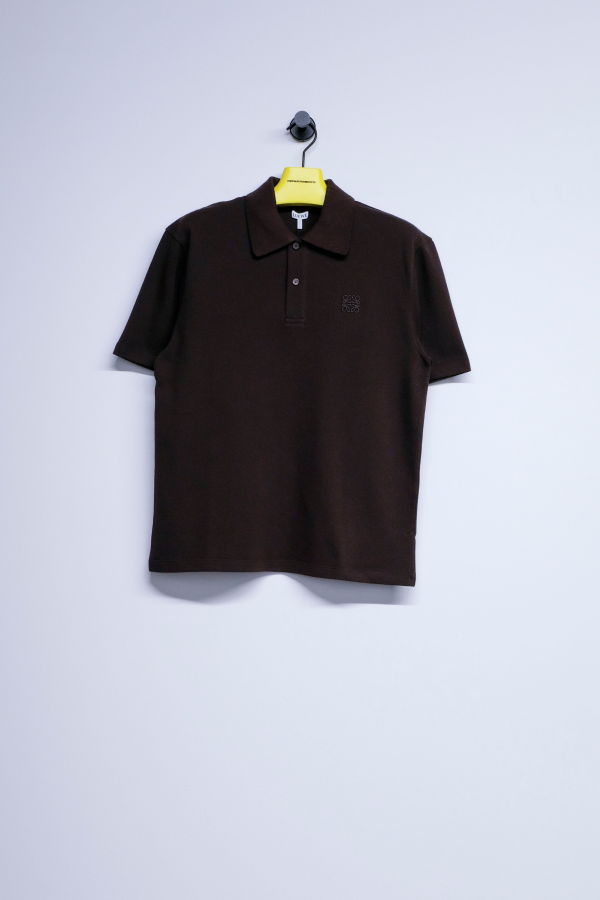 LOEWE Brown Cotton Piqué Polo