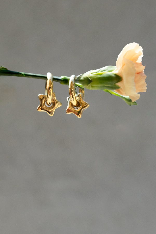 Peter + June Estrella Hoops Earrings