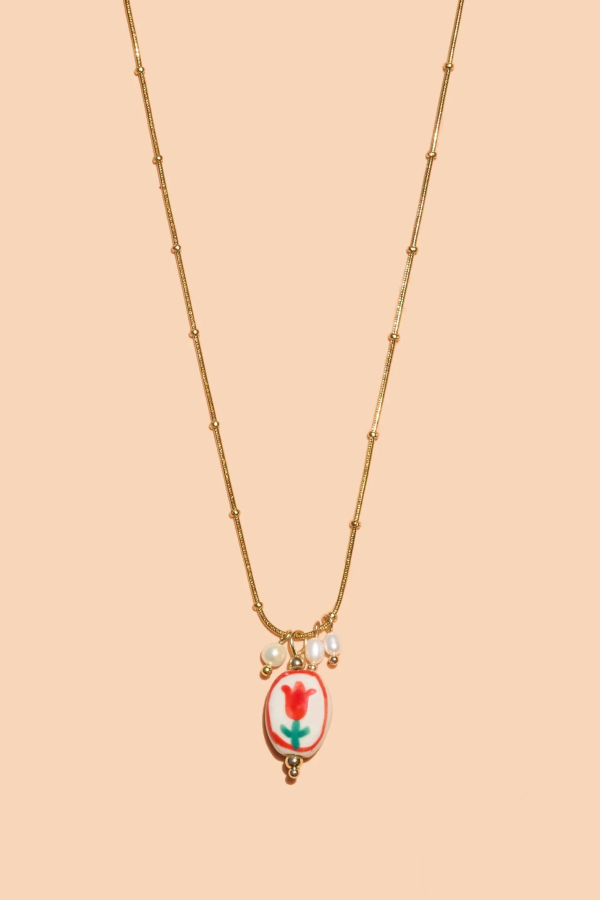 Peter + June Sweet Tulip Necklace