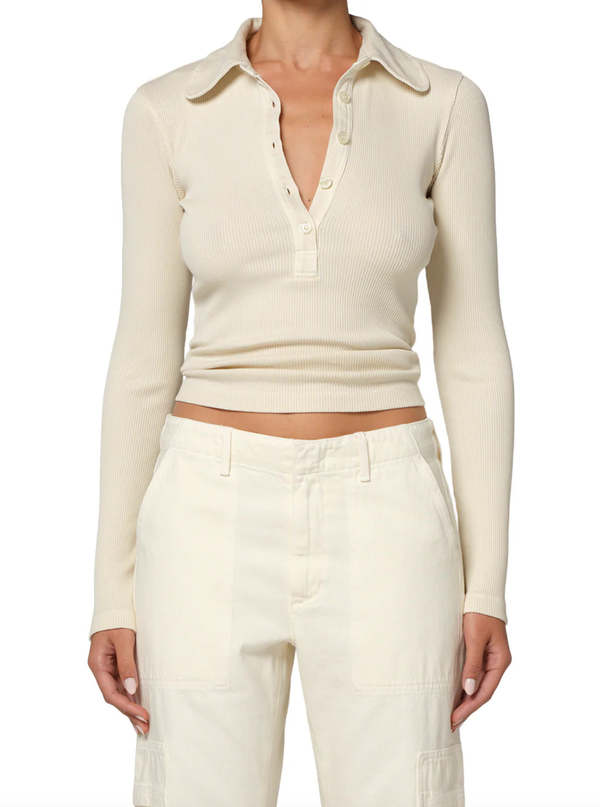 Citizens of Humanity Brea 60's Polo Top - Dune