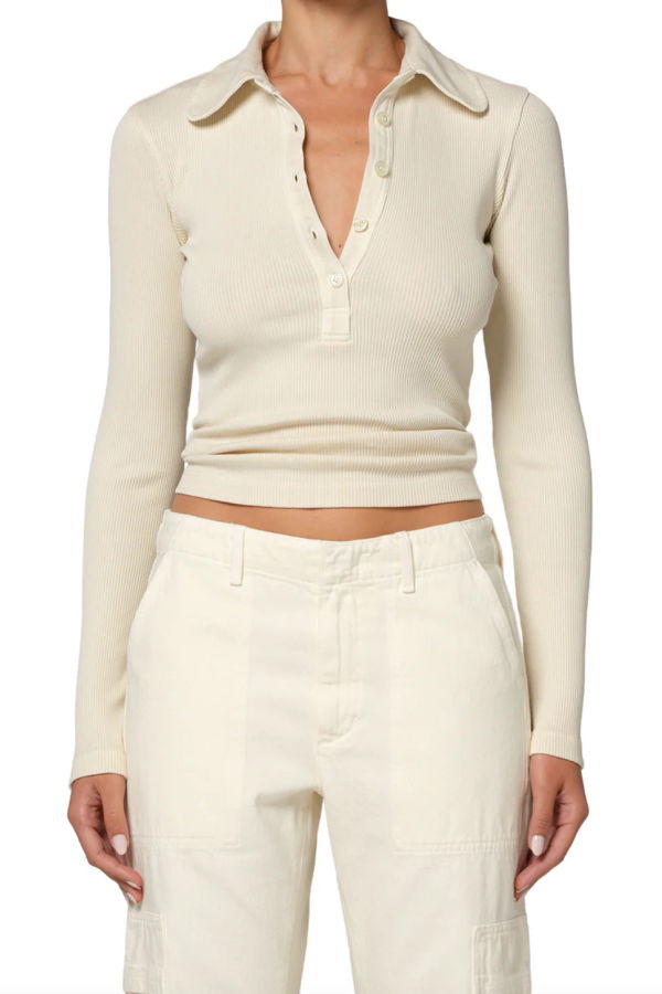 Citizens of Humanity Brea 60's Polo Top - Dune