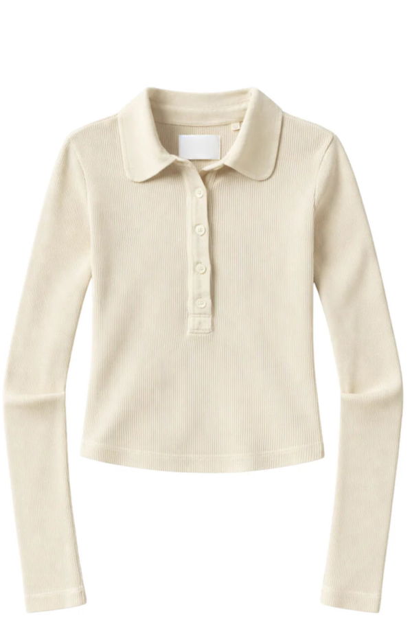 Citizens of Humanity Brea 60's Polo Top - Dune