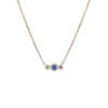 Jennie Kwon Designs Blue Sapphire Journey Necklace - Thumbnail 1