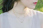 Jennie Kwon Designs Blue Sapphire Journey Necklace - Thumbnail 3