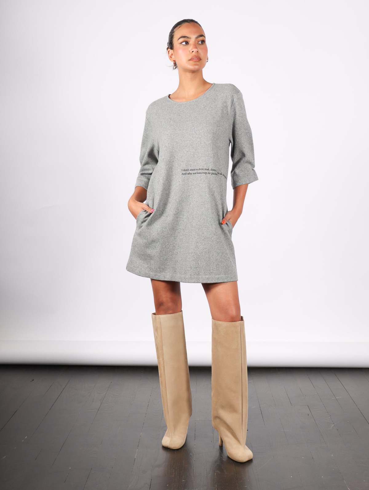 Maison Margiela Anatomic Slip-on Suede Boots - Incense - Image 4 of 10