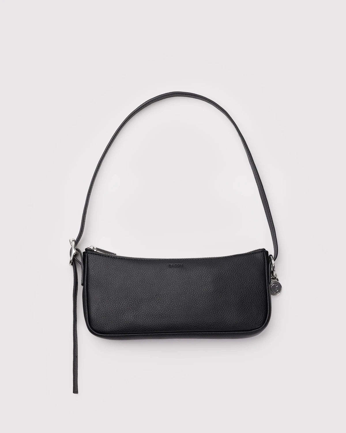 BAGGU Black Recycled Leather Pochette Purse - Image 2 of 4