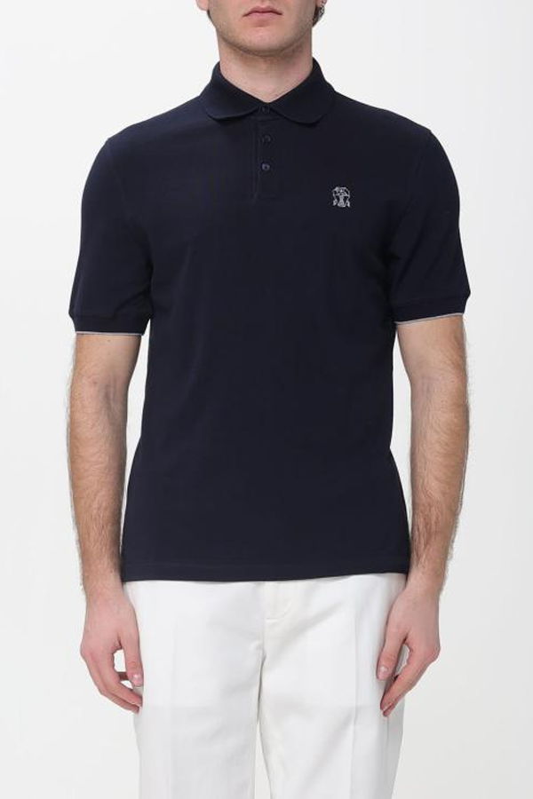 Brunello Cucinelli Polo Shirt - Navy