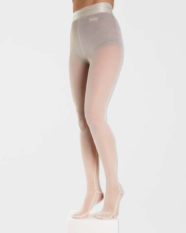 Simone Wild Mesh Tights - Silk