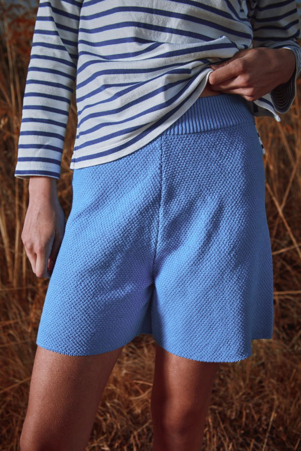 L'ENVERS JANE Slim-Fit Shorts in Organic Cotton