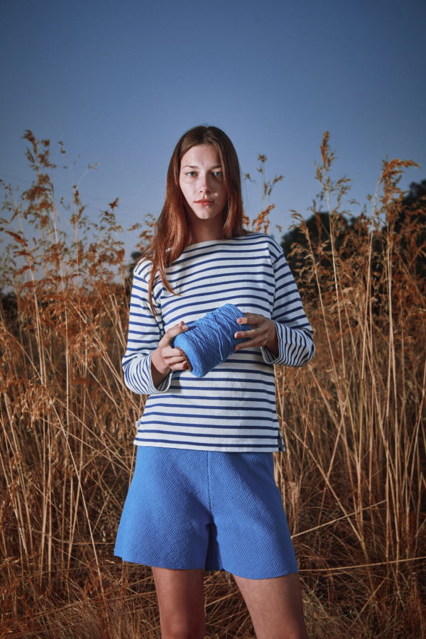 L'ENVERS JANE Slim-Fit Shorts in Organic Cotton