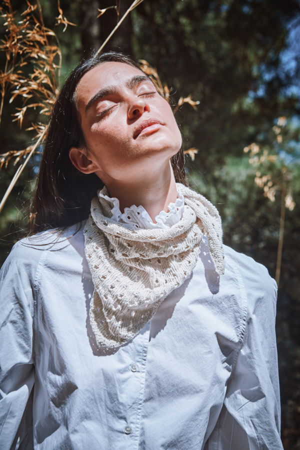 L'ENVERS Jasmine Bandana Scarf in Organic Cotton