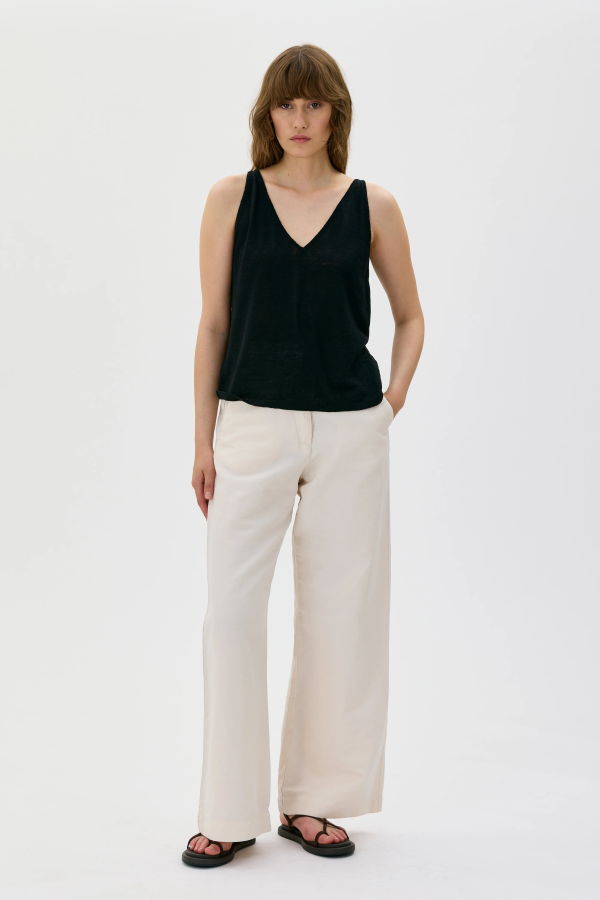 Maska Delia Silk Linen Top