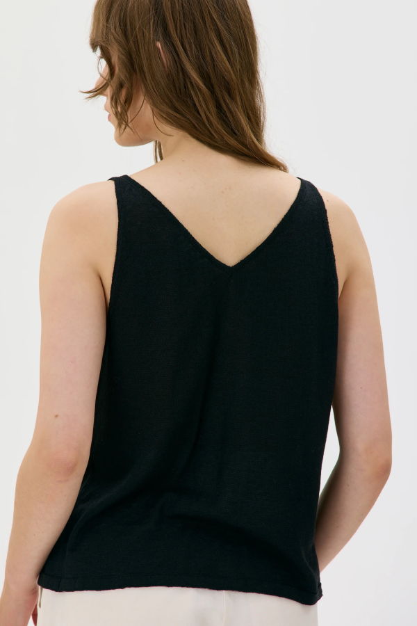 Maska Delia Silk Linen Top